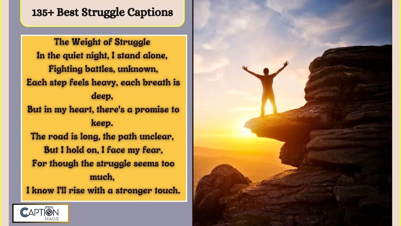 135+ Best Struggle Captions For Instagram & Quotes