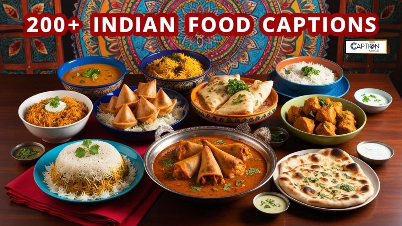 200+ Best Indian Food Captions For Instagram In 2025