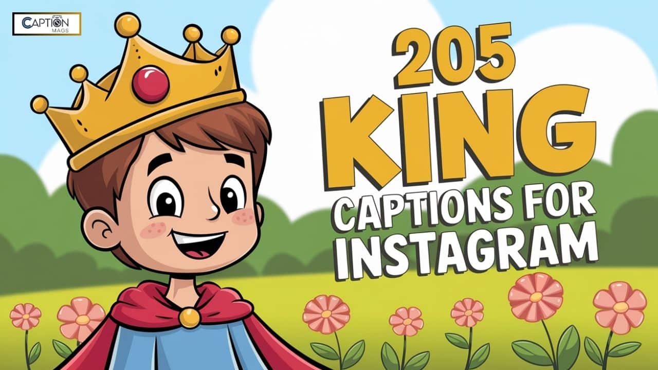 205 King Captions For Instagram Trends In 2025