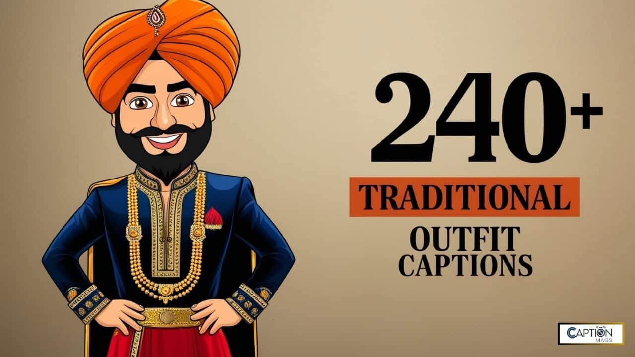 240+ Traditional Outfit Captions For Instagram (2025)