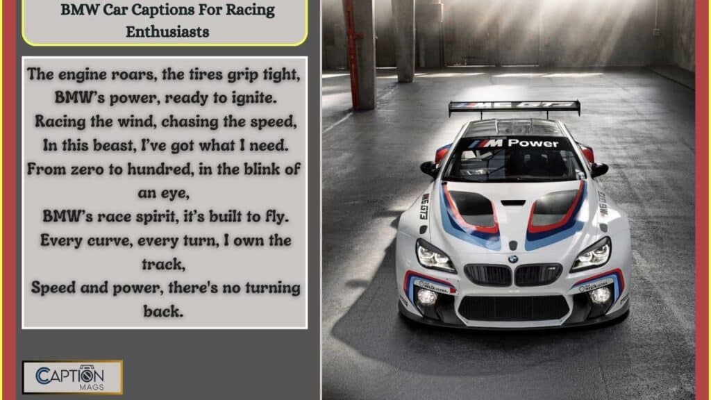 BMW Car Captions For Instagram