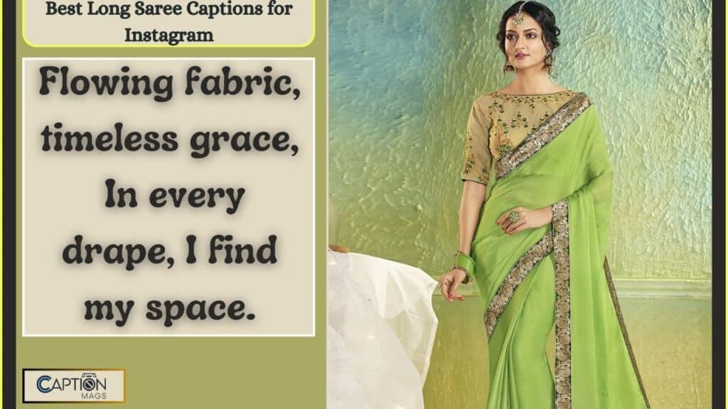 Saree Captions For Instagram