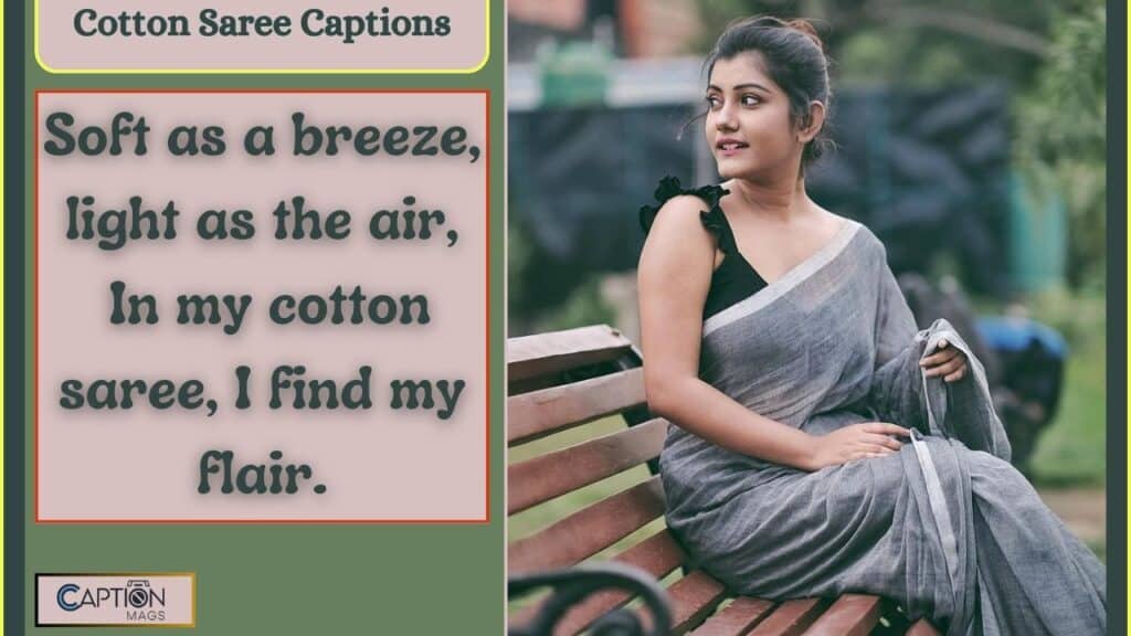 saree captions for instagram

