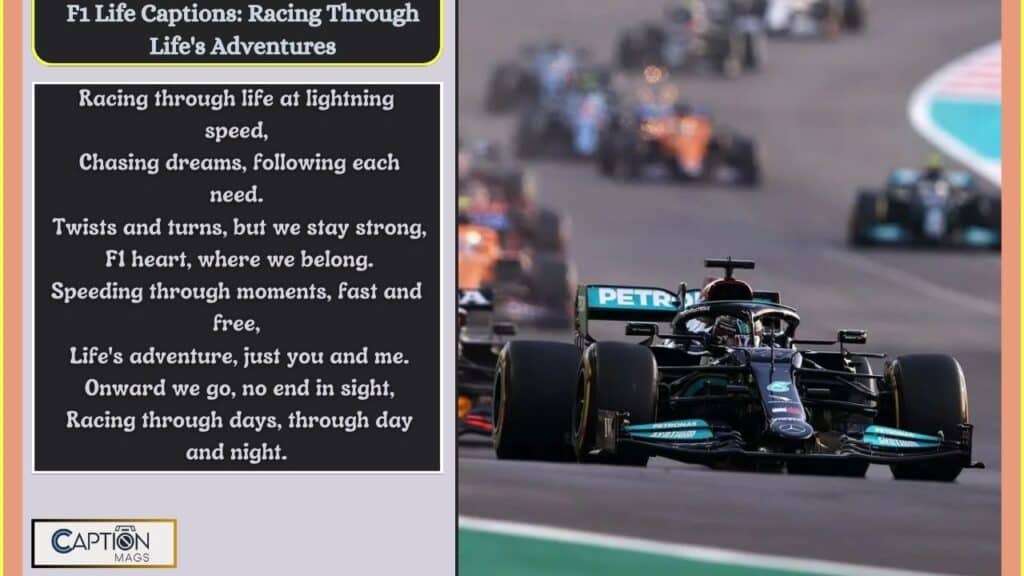 F1 Captions For Instagram