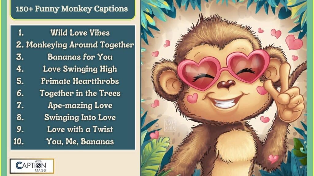 150+ Best Funny Monkey Captions For Instagram
