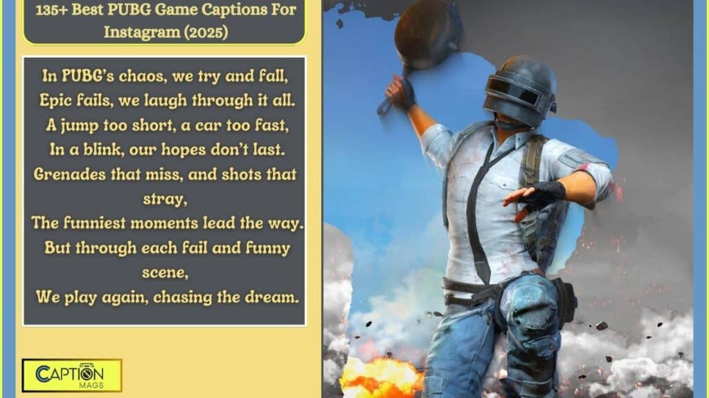 PUBG Game Captions For Instagram