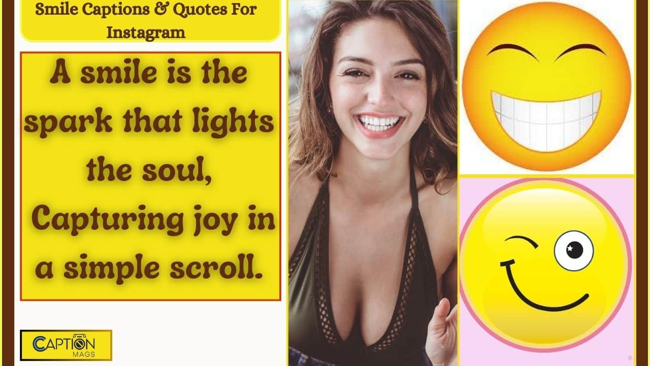 511+ Smile Captions & Quotes For Instagram (2025)