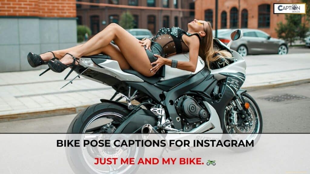 attitude bike captions for instagram