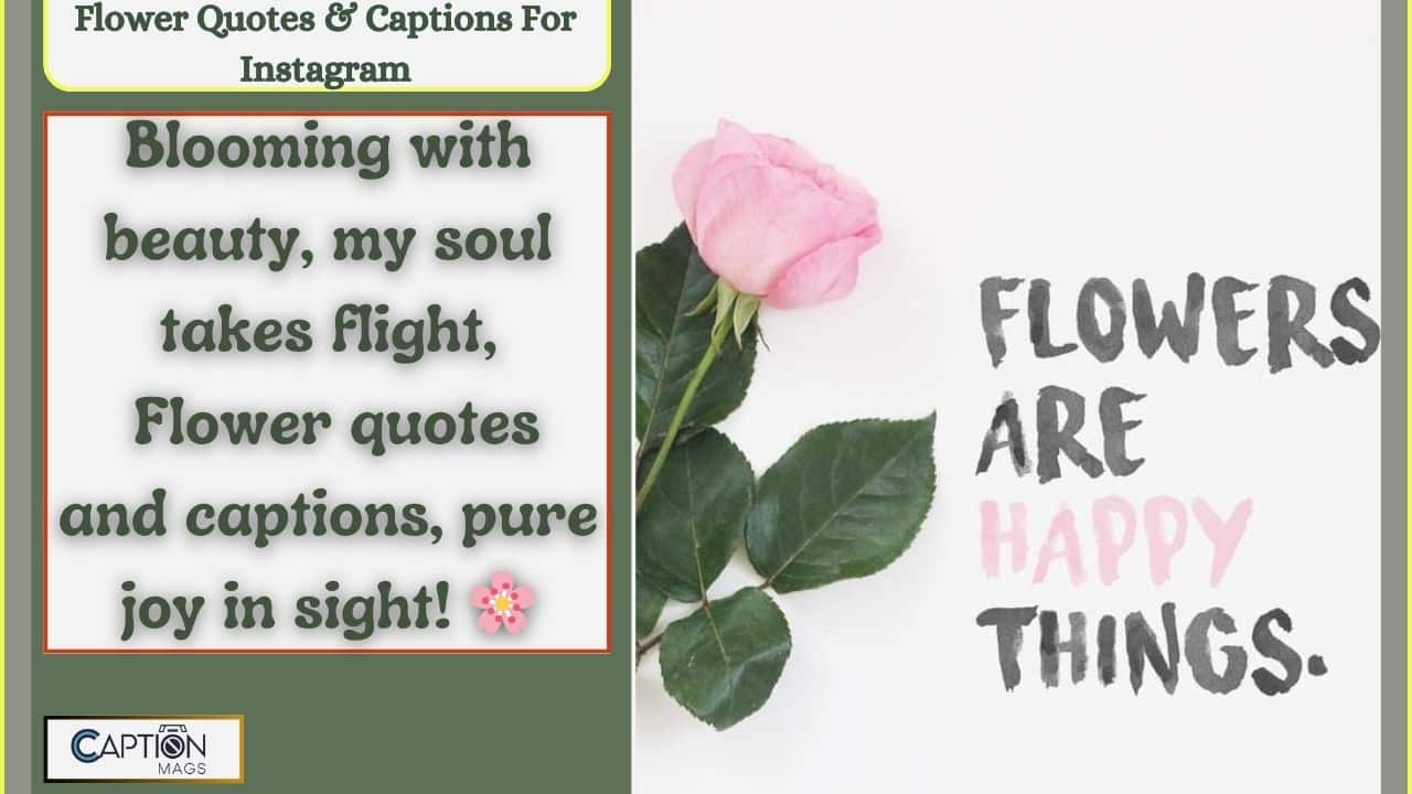 flower captions for instagram