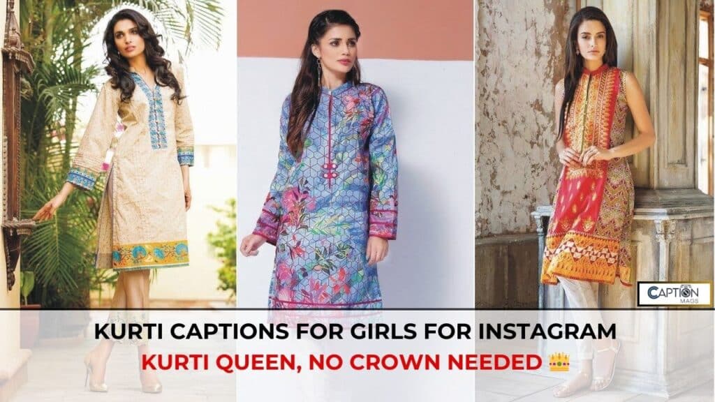 Kurti Captions 