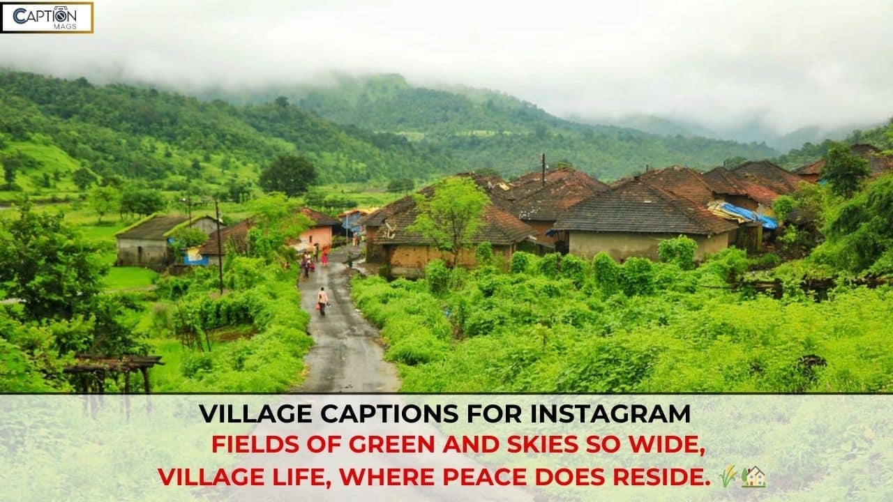 394+ Best Village Captions For Instagram In 2025