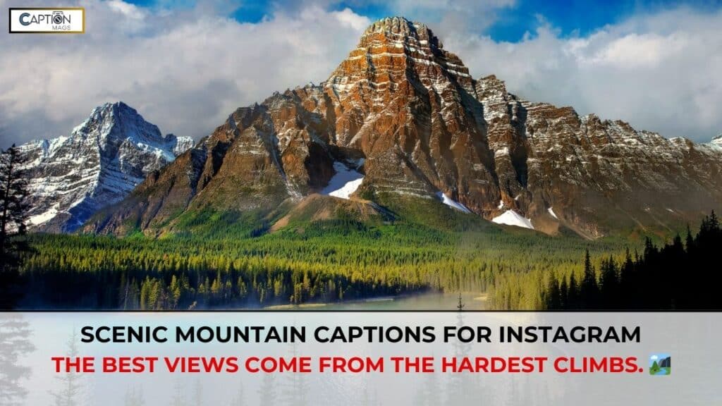 mountain captions